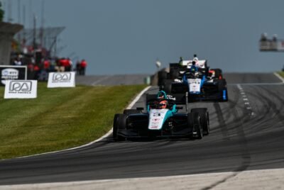 Ricardo Escotto Debuta en Road America con un 13er Lugar y suma puntos en INDY NXT